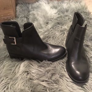 Crown Vintage Black biker boot size 7